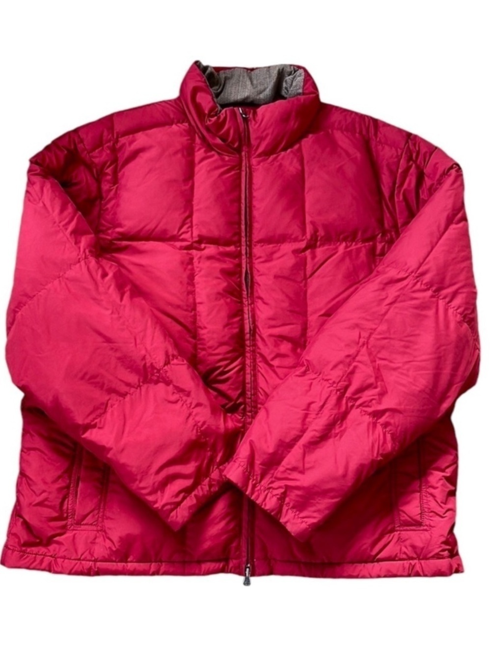 EUC Eddie Bauer Goose Down Puffer Coat Red Size XXL (1X)